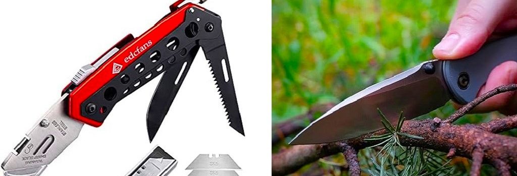 How is carpet knife different from a common utility knife