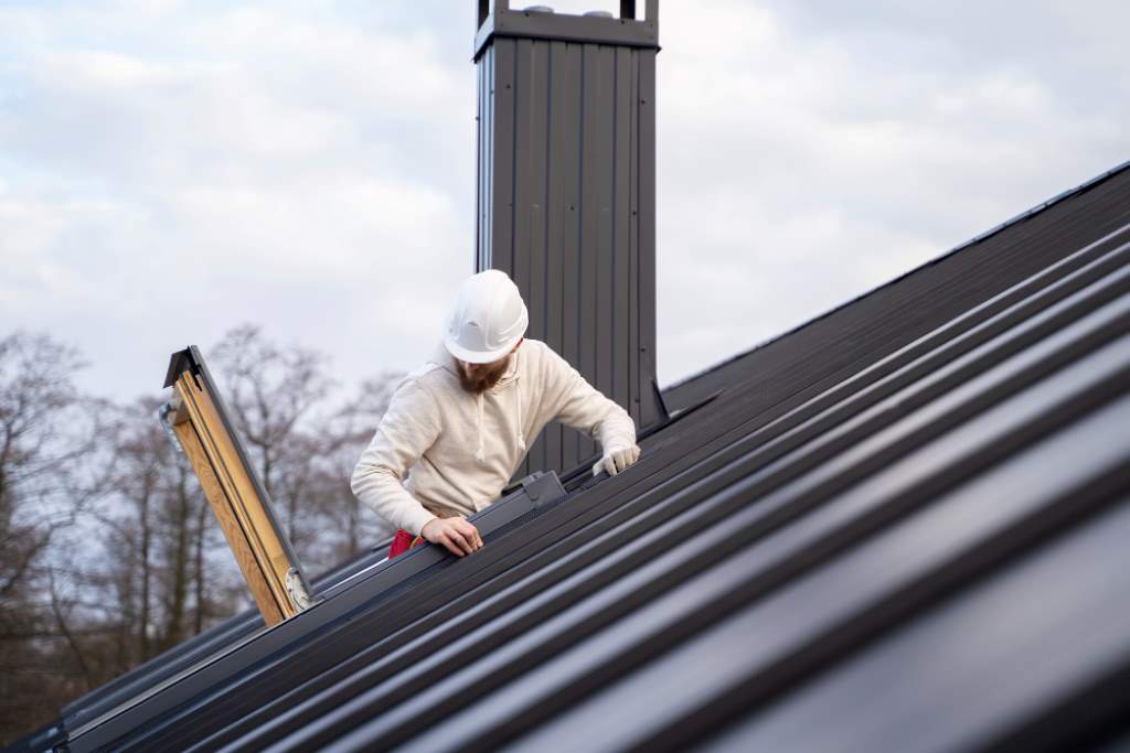 stylish metal roof
