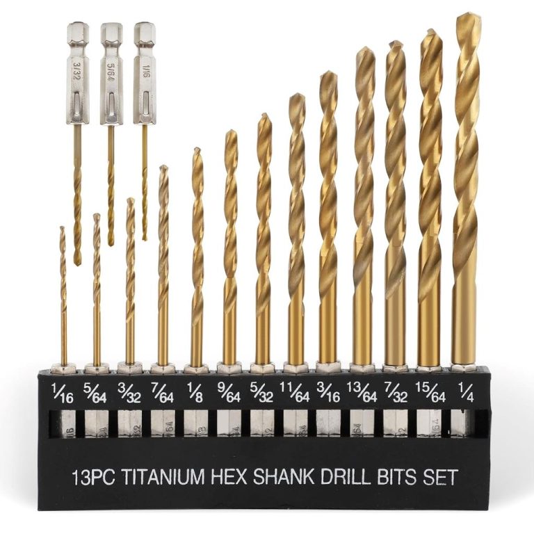 Bit 16 Sides COMOWARE 16-Pc Titanium Drill Bit Set: Durable & Quick Change - Best ...