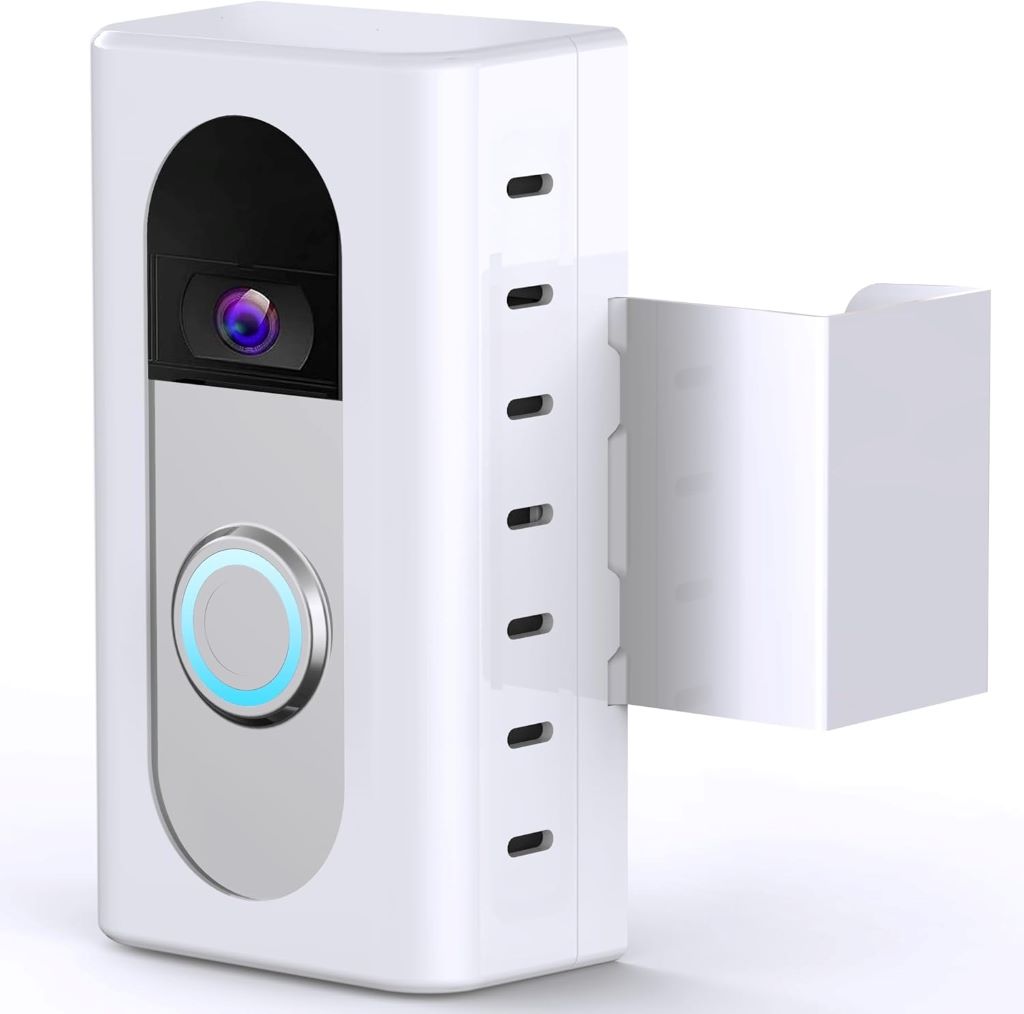 KIMILAR adjustable anti-theft mount installed on a Ring video doorbell