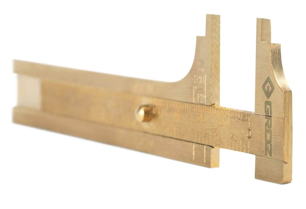 High-quality Groz 01304 brass caliper for accurate measurements