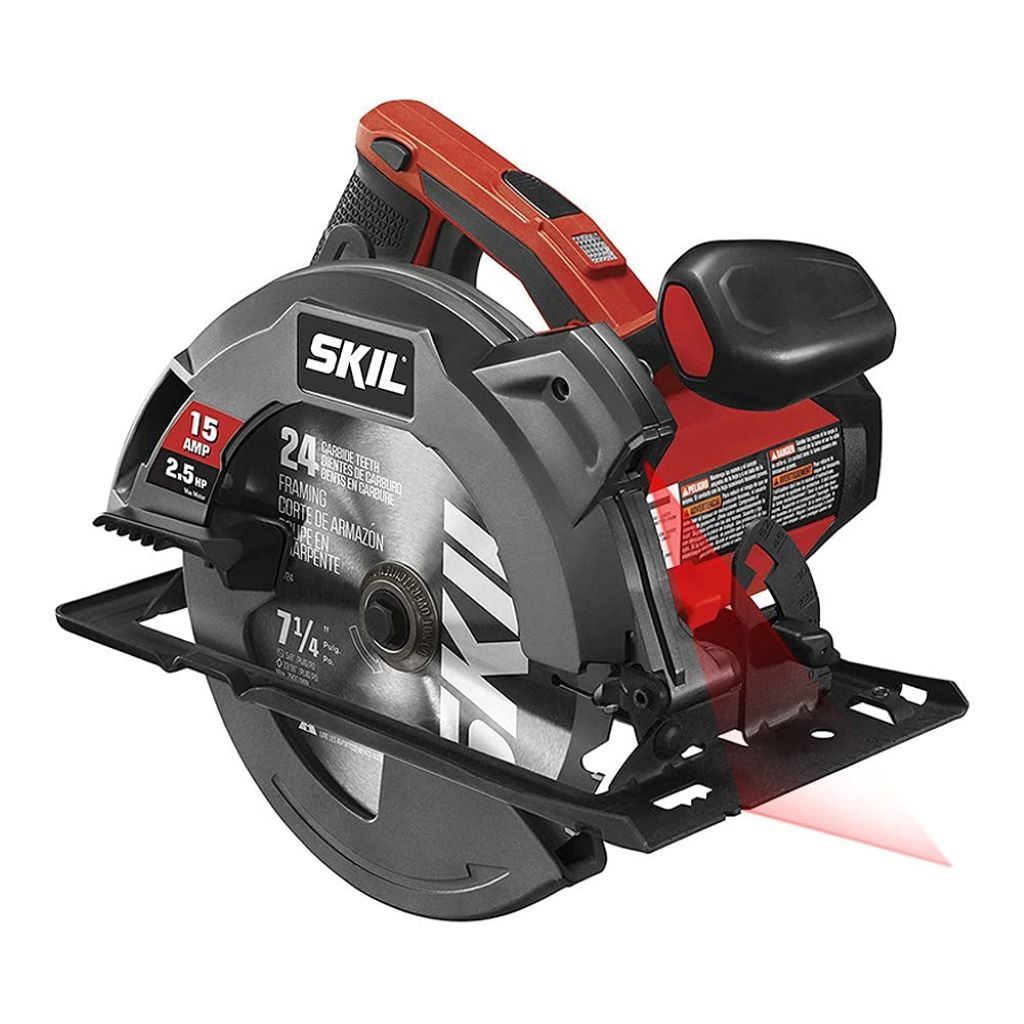 SKIL 5280-01 15 Amp circular saw with 7-1/4 inch blade and laser guide