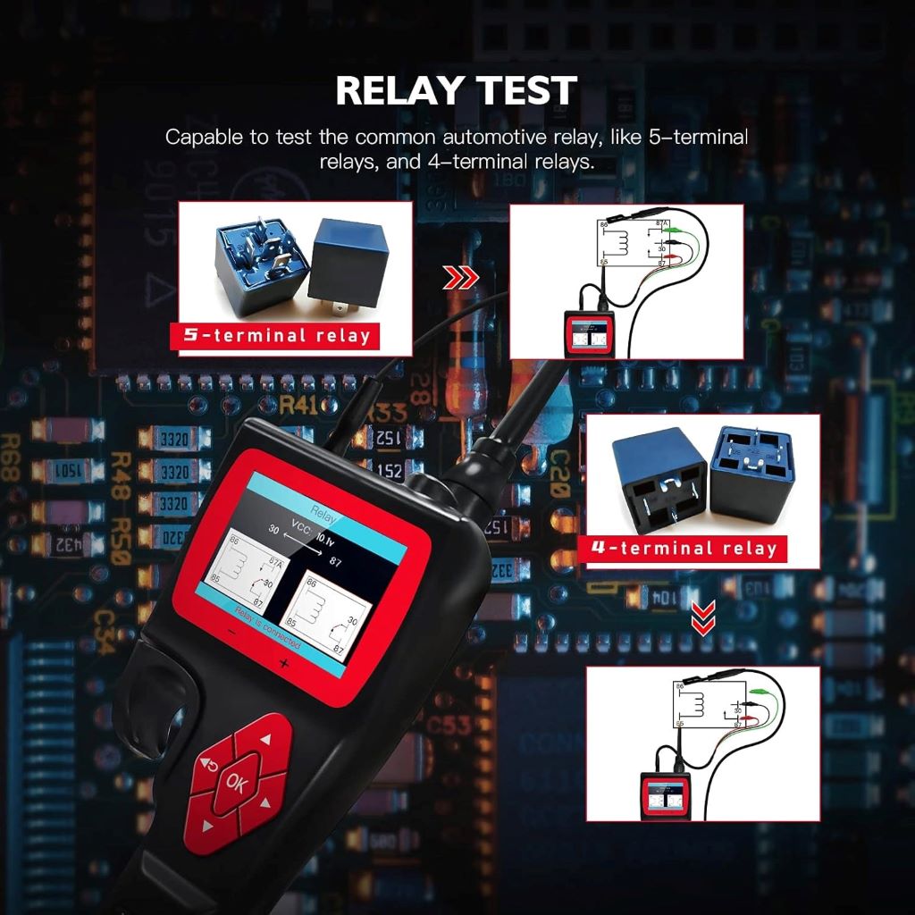 TopDiag P200 automotive diagnostic tool with 2025 update for complete electrical system testing.