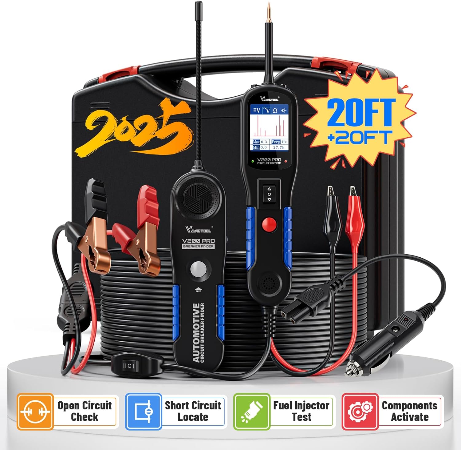 VDIAGTOOL V200 Pro 12/24V Automotive Power Circuit Probe & Wire Tracer: A Comprehensive Review