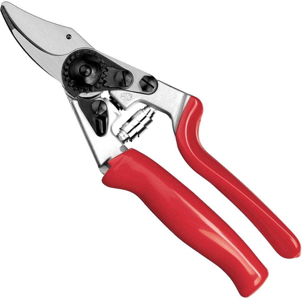 Felco F7 Swiss pruning shears with ergonomic rotating handle and precision blade