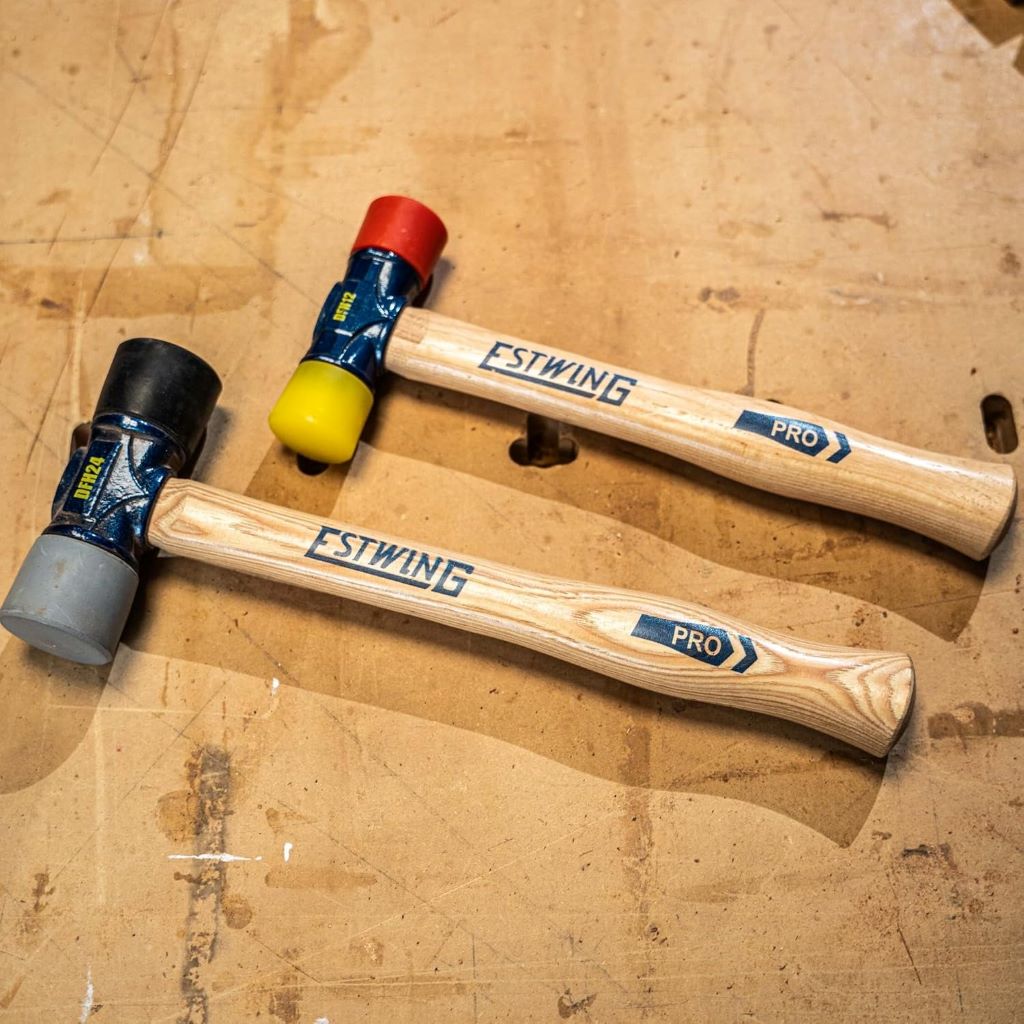 Durable hickory handle ESTWING 12oz mallet designed for versatile striking tasks
