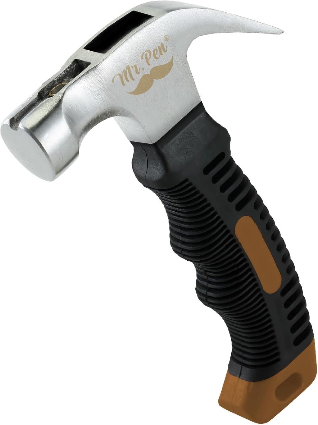 Mr. Pen camping hammer – 8oz brown claw hammer for women, ideal for tents and outdoor use.