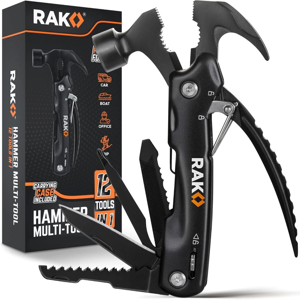RAK Hammer Multitool – compact survival and camping tool for men