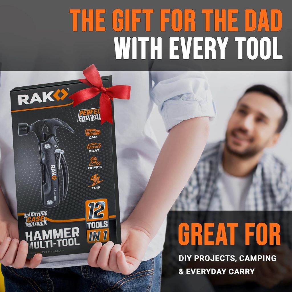Multi-functional RAK Hammer for DIY, outdoor, and adventure use