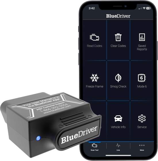 BlueDriver Bluetooth Pro OBDII Scan Tool for iPhone & Android