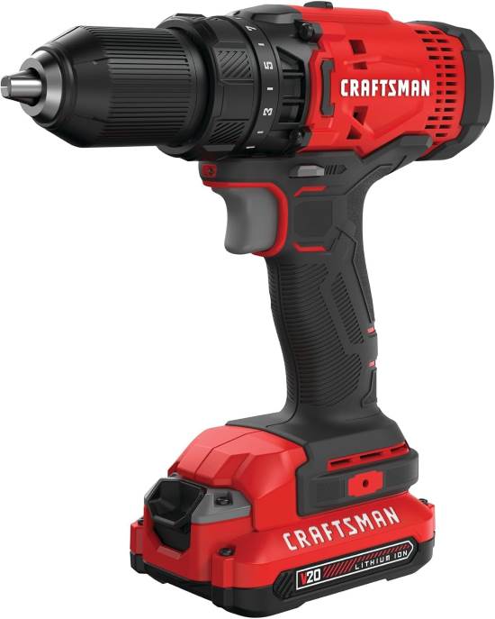 CRAFTSMAN V20 Cordless Drill Driver Kit CMCD700C1