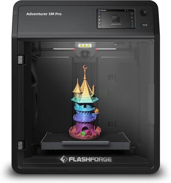 FLASHFORGE Adventurer 5M Pro 3D Printer with 1 Click Auto Printing System