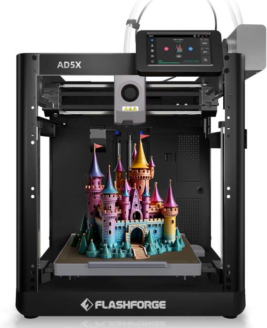FLASHFORGE Adventurer 5M Pro Multi Color 3D Printer with Multi Color Extruder