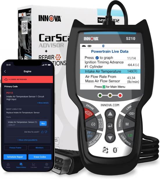 INNOVA CarScan Pro 5210 OBD2 Scanner with RepairSolutions2