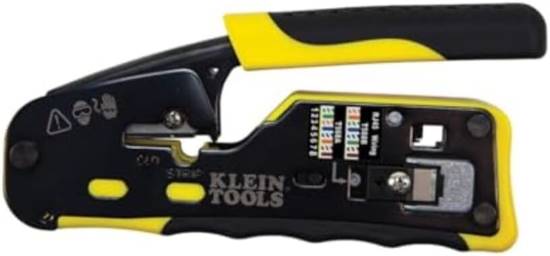 Klein Tools VDV226 110 Ratcheting Modular Data Cable Crimper