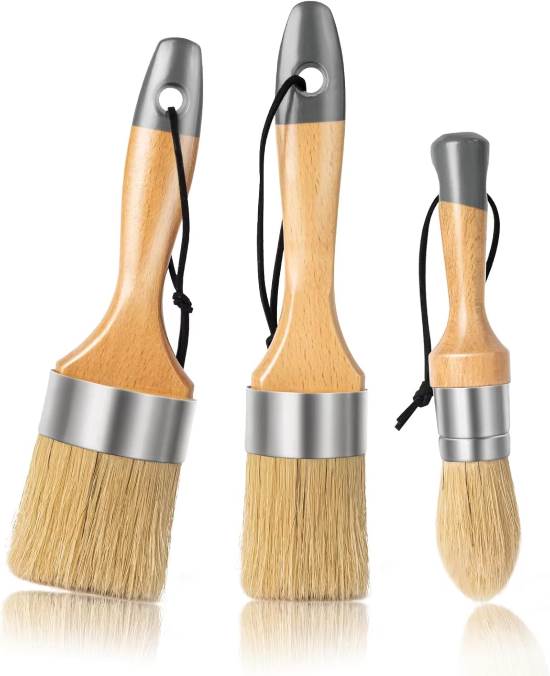 Mister Rui Chalk Wax Paint Brush 3 pcs Large