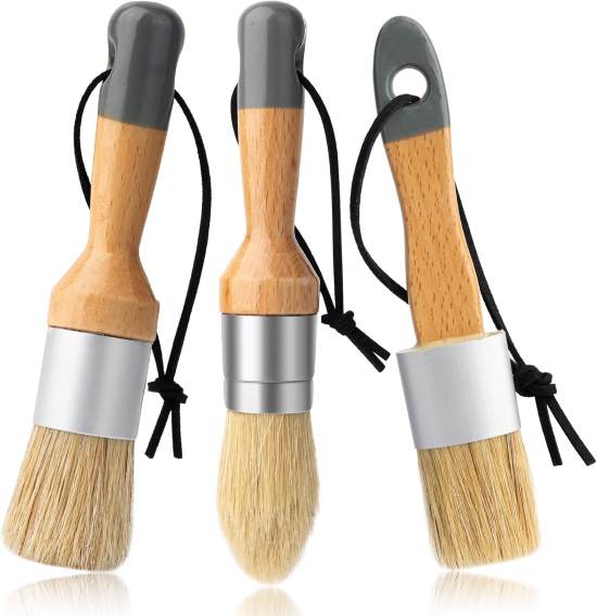 Mister Rui Chalk Wax Paint Brush 3 pcs Small Set