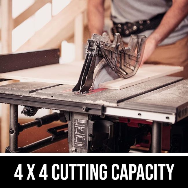 SKIL TS6307-00 10-inch table saw delivering powerful 15 amp performance