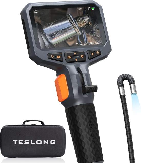 Teslong Articulating Borescope Inspection Camera 5FT