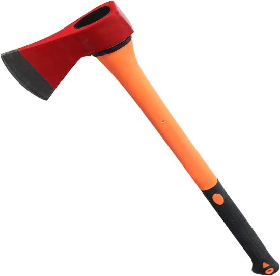 Chopping Axe 33.5 Fiberglass Handle heavy duty wood processing tool