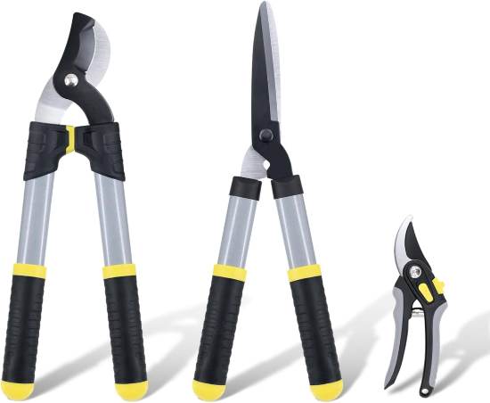Colwelt Loppers Hedge Clippers Garden Shears Set