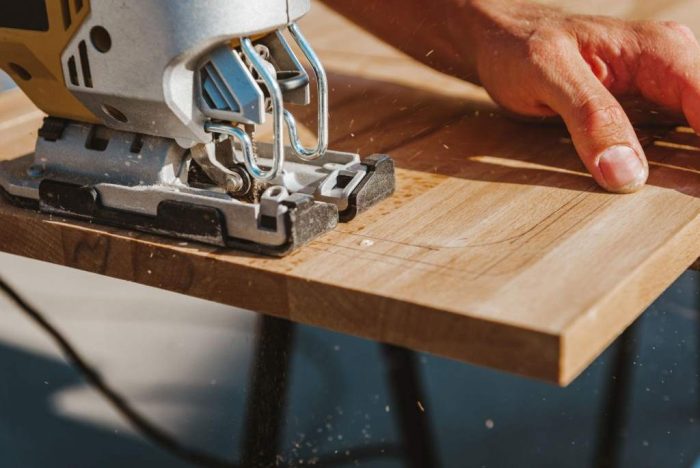 DIY Do-It-Yourself Project Working with a Jig Saw
