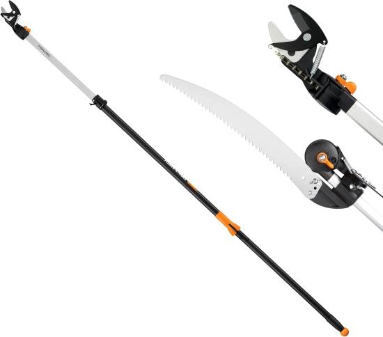 Fiskars 2 in 1 Extendable Tree Pruner and Pole Saw