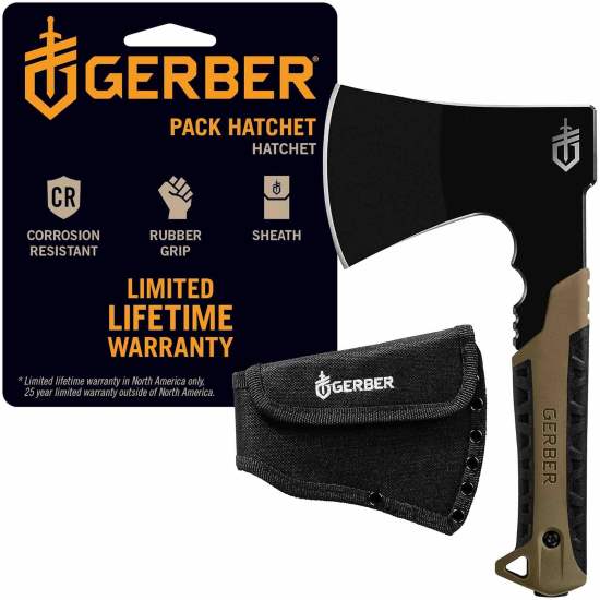 Gerber Pack Hatchet Camping Axe for compact outdoor use