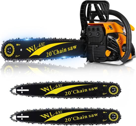 WTHW 63CC Gas Powered Chainsaw