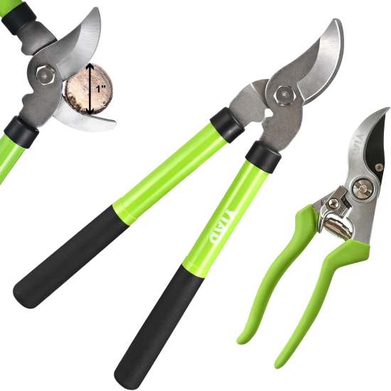 Wiselifetech Loppers for Tree Trimmer 15 inch Set