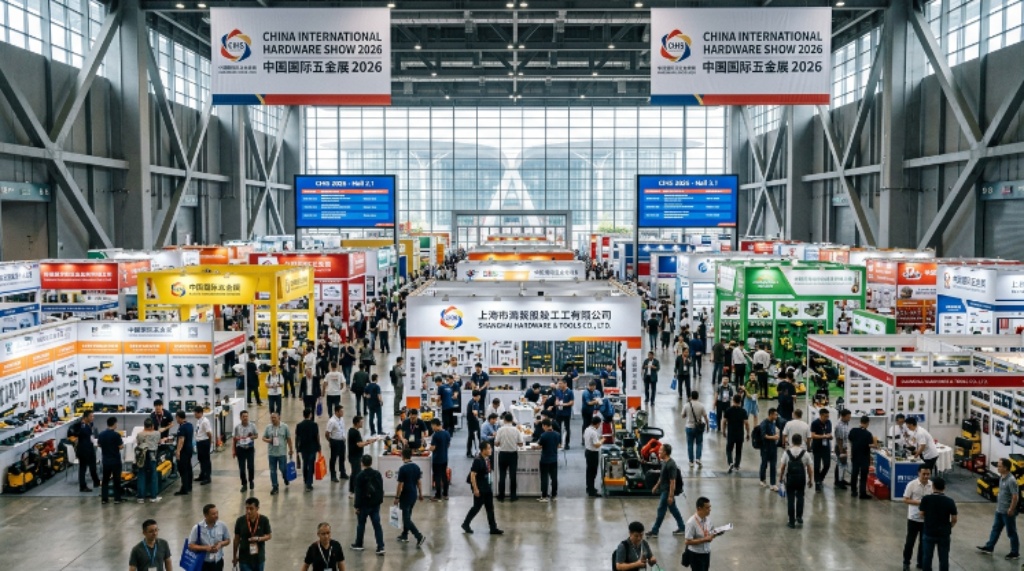 China International Hardware Show 2026 exhibition hall in Shanghai