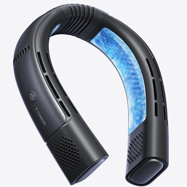 TORRAS COOLiFY 2S PRO neck air conditioner with semiconductor cooling for instant wearable comfort