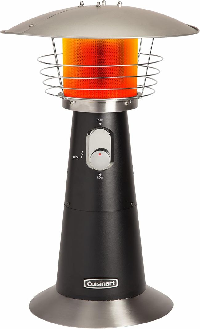 Cuisinart Propane Patio Heater with compact design for outdoor spaces