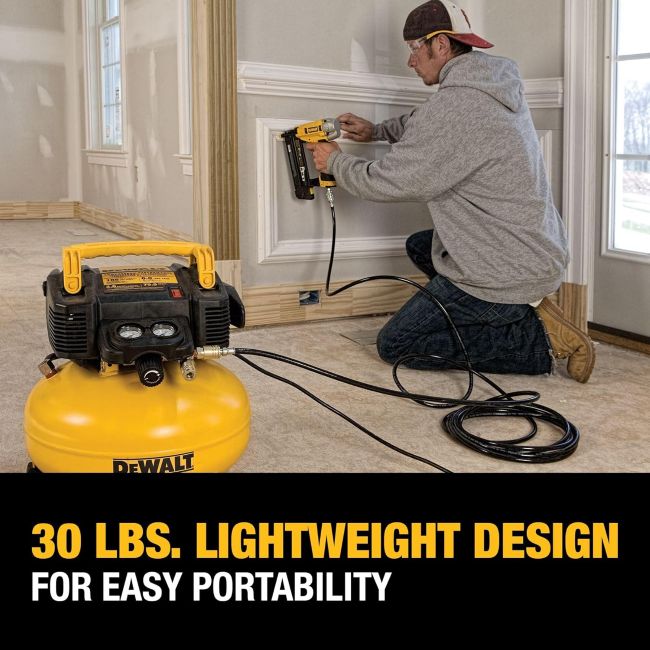 DEWALT 165 PSI air compressor for home improvement and professional projects
