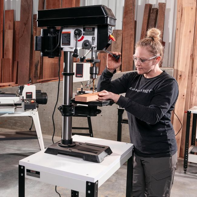 JET JWDP-12 drill press with 1/2 HP motor