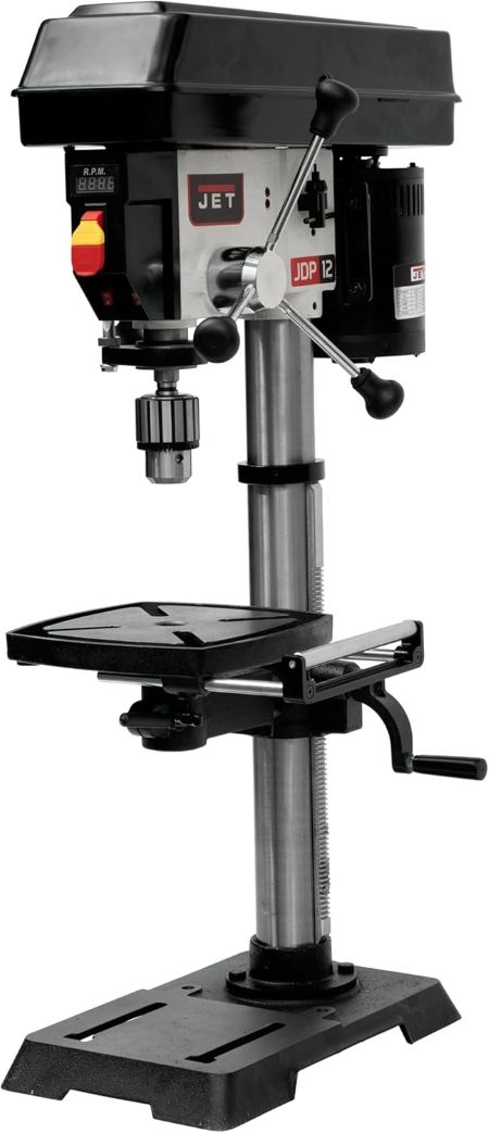 JET JWDP-12 12-inch benchtop drill press with variable speed