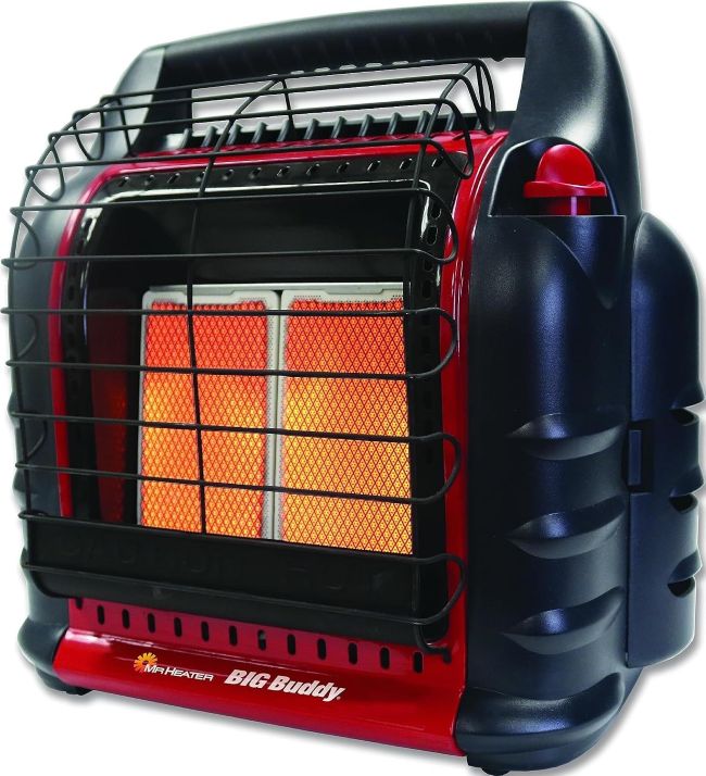 Mr. Heater 18,000 BTU portable heater with compact design