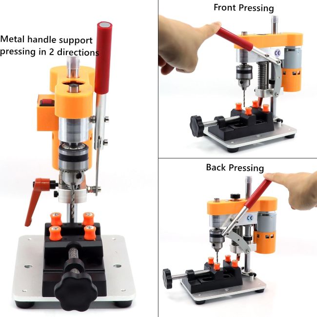 NovelLife B10 compact drill press for precision drilling and DIY projects