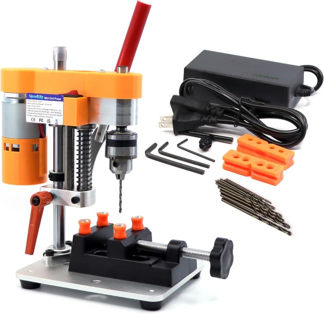 NovelLife B10 Mini Drill Press with compact design in New York