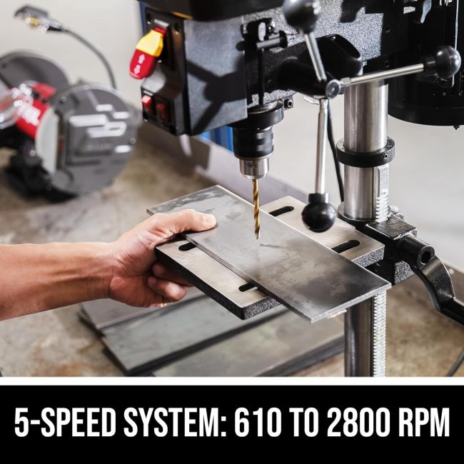 SKIL DP9505-00 6.2-amp drill press with work light