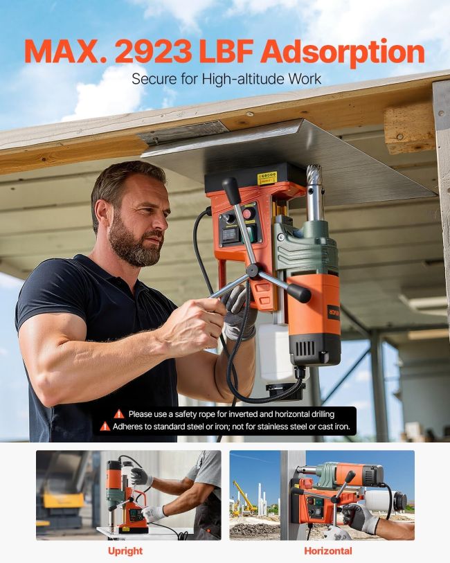 VEVOR magnetic core drill press for Illinois metalworkers