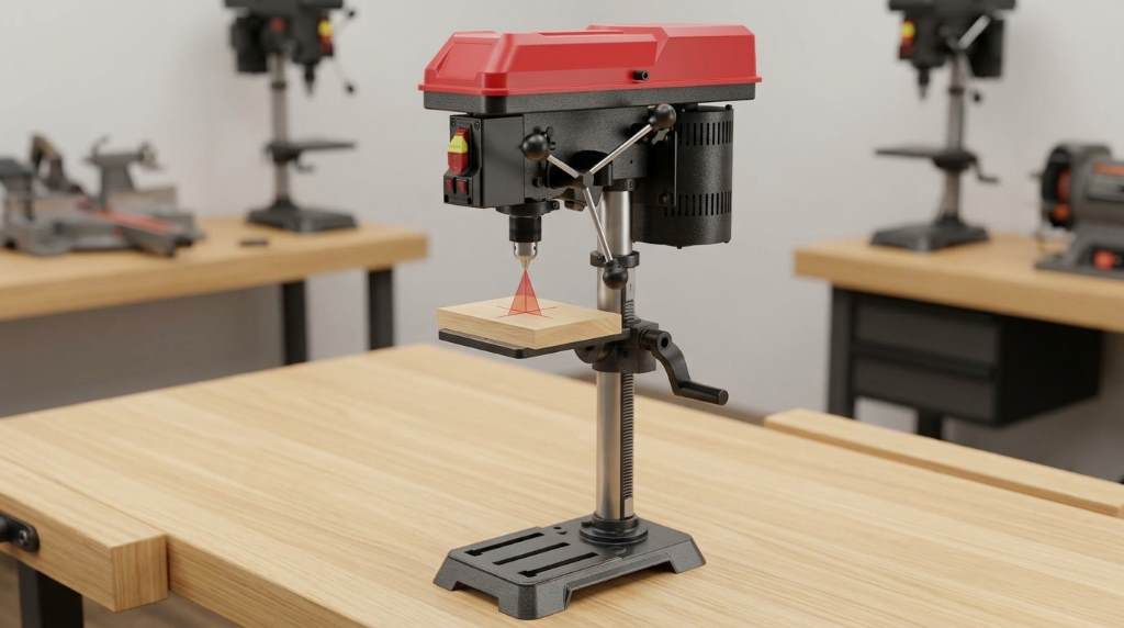 Adjusting 5-speed V-belt tension on Skil DP9505-00 drill press