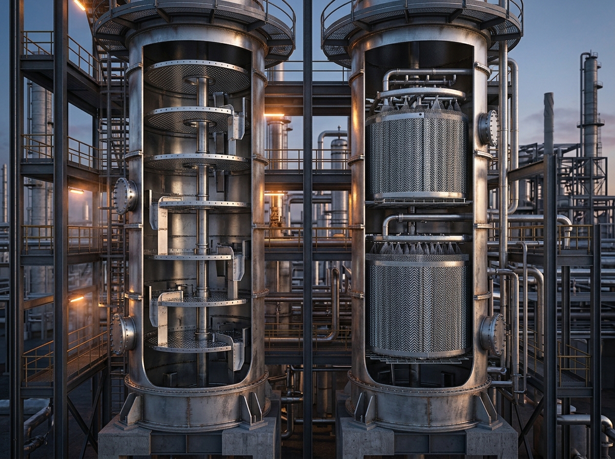 Tray tower or packed tower? Discover how pressure drop, fouling, and liquid load determine column choice and change fabrication costs